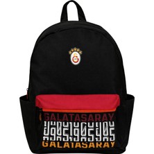 Galatasaray Lisanslı 3 Bölmeli Sırt Çantası - Laptop Gözlü Su Itici Renkli Baskılı Okul Çantası