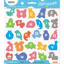  hopax stickn alphabet 230x200mm alfabeyi öğrenmek ıçin kendinden yap. defter 27 harf x 15 yp.