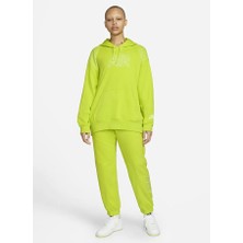 Nike Normal Yeşil Kadın Eşofman Altı DM6061-321 W Nsw Aır Flc Pant