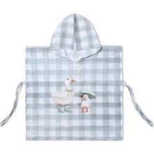 Plume Ceramic Home %100 Pamuk 2li Baskılı Müslin Panço Seti - 45X45