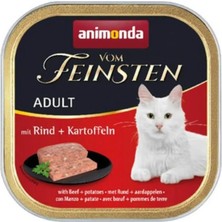 Animonda Vom Feinsten Biftekli ve Patatesli Yetişkin Kedi Konservesi 100GR