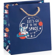 Gıpta Space B4 Karton Çanta (Hediye Çantası) 215X120X240 Mm (24 Lü Paket) BG8950