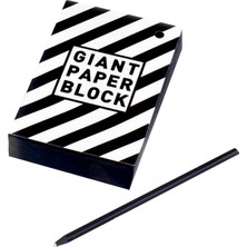 Keskin Color Container Giant Paper Block Siyah Ciltli 200 Yaprak Not Defteri (2 Li Paket)
