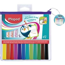 Maped Kuru Silinebilen Keçeli Kalem (Tahta Kalemi) 12 Renk 741817