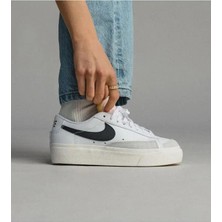 Nike Blazer Low Platform Kadın Beyaz Sneaker Trendypluss