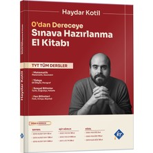 Kr Akademi Yayınları Haydar Kotil 0'dan Dereceye Tyt Tüm Dersler Sınava Hazırlanma El Kitabı