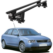 Today Auto Royal Audi A3 (1996 - 2003) Uyumlu Siyah Kilitli Ara Atkı Port Bagaj Tavan Barı