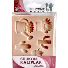  model hamuru silikon kalıp - kaktüs seti sk1013030