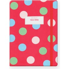  victoria's journals tendy polka dots 9x14cm 80 yaprak bloknot not defteri noktalı 80 gram