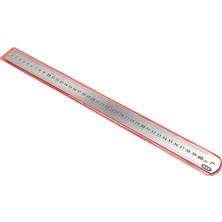  mas çelik cetvel 40 cm rakamlar pres baskıdır