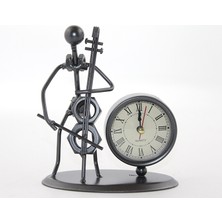 Hediye Bahçesi Metal Müzisyen Saat Model 4