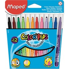  color peps long life keçeli kalem 12 renk 3154148450207