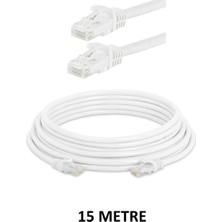 Zeyar Teknoloji Cat6 Ethernet Kablosu 15MT - RJ45 Hazır Başlıklı Internet Kablosu