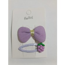 Efela Dünyası Meyve Temalı Fiyonk Toka Seti Renkli