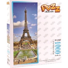 Keskin Color 34X96Cm 1000 Parça Panoramik Puzzle Yapboz Paris (Toz Yapıştırıcı Hediyeli)