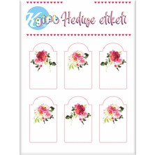  çiçek hediye kartı 2 li poşet (6 paket)