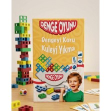 Farbu Oyuncak Denge Oyunu: Devrilmeden En Yükseğe! Zeka Strateji Eğitici Eğlenceli Oyuncak Kutu Oyunu