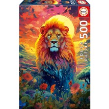 Educa Puzzle 500 Parça Majestic Lion Stare 20261