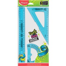 Maped TwistN Flex Esnek Cetvel Seti (Kit 3 Parça 30Cm) 3154148950554