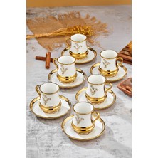 Cooker 6 Kişilik 180 ml Porselen Çay ve Kahve Fincan Takımı CKR3460