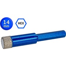 Master 530934 Altıgen Saplı Granit Mermer Delme Panç 14 mm