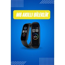 Uslucan Alışveriş Akıllı Uyumlu Bileklik M6 Adımsayar Spor Modları Çağrı Görme Türkçe Menü