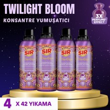 Sır 4 Adet Aromatique Konsantre Çamaşır Yumuşatıcısı Twilight Bloom 3x Parfüm Etkisi (750 ml x 4 Adet)