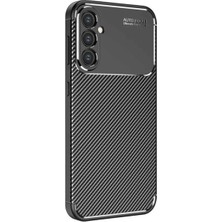 SiHako Galaxy S25 Kılıf Auto Focus Karbon Kapak - Siyah