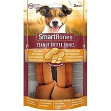 Smart Bones Yer Fıstığı Ezmeli Orta Irklar Için Düğümlü Köpek Ödül Kemiği (2li) 158GR