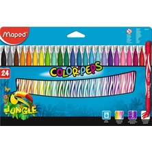  jungle keçeli kalem 24 renk 3154148454229