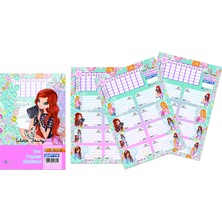 Gıpta Winx Fairy Ders Programlı Okul Etiketi 16X24Cm 3 Yaprak (2 Paket) 3239