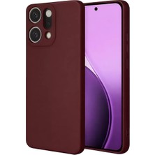 SiHako Reno 14 First Silikon - Bordo
