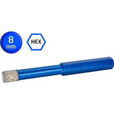 Master 530931 Altıgen Saplı Granit Mermer Delme Panç 8 mm