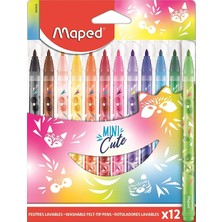 Maped Mini Cute Yıkanabilir Keceli Kalem 12 Renk 845404