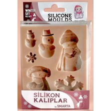  model hamuru silikon kalıp / winter set / kış seti sk1013057