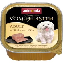 Animonda Vom Feinsten Biftekli ve Patatesli Yetişkin Köpek Konservesi 150GR