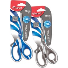 Maped Zenoa Fit 18Cm Asimetrik Makas (Karışık Renk 1 Adet) 3154145971101