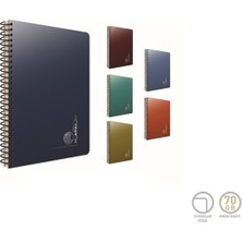 Gıpta Platinum Spiralli Plastik Kapak Defter A4 120 Yaprak Kareli (3 Lü Paket) 5691