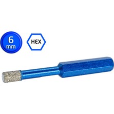 Master 530930 Altıgen Saplı Granit Mermer Delme Panç 6 mm