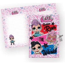  l.o.l. 14x20cm 104 yaprak kilitli hatıra defteri 70 gram