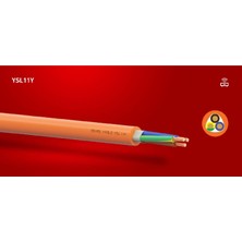 Mekas YSL11Y-PVCPUR-2X2.5 ,kesit 2.5mm² 2-Damar/çok Telli Standart Hareketli Pvc-Pur Kablo