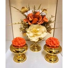 Maviessa Gold Eva Aranjman Turuncu Set