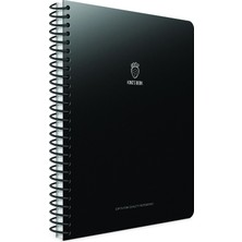  kings book spiralli plastik kapak defter a4 100 yaprak çizgili (4 lü paket) 5922
