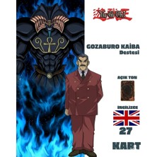 Çakmak Oyun Dükkanı Ingilizce Gozaburo Kaiba Destesi 27 Yugioh Kartı Yu-Gi-Oh!
