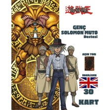 Çakmak Oyun Dükkanı Ingilizce Genç Solomon Muto Destesi 30 Yugioh Kartı Yu-Gi-Oh!