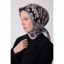 Belli Etnik Desen Ipek Twill Eşarp  - 2026 Ilkbahar-Yaz (T)  4304-06