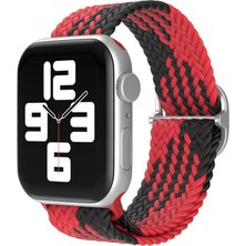 SiHako Watch 22MM Kordon - Kırmızı-Siyah