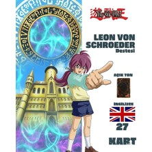 Çakmak Oyun Dükkanı Ingilizce Leon Von Schroeder Destesi 27 Yugioh Kartı Yu-Gi-Oh!