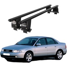 Today Auto Royal Audi A4 (2000 - 2004) Uyumlu Siyah Kilitli Ara Atkı Port Bagaj Tavan Barı