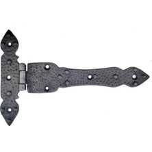 Pileli Store Antika Tarz Dekoratif Pirinç Kuyruklu Düğmeli Menteşe No3 - 155X240 Mm, Oksit